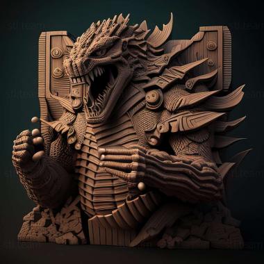 3D модель Гра Kaiju a Gogo (STL)